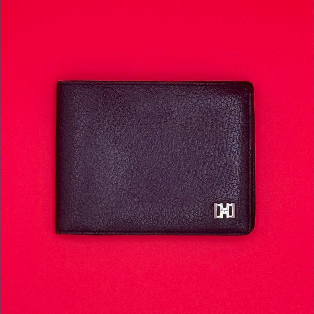 Salvatore Ferragamo Black Leather Wallet